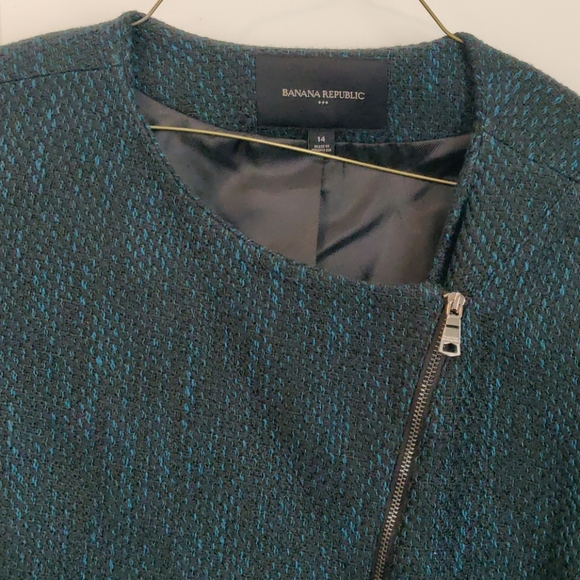 Banana Republic Tweed Moto Jacket - Picture 2 of 3